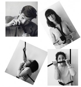 L’association Populariz’arte. Photomontage réalisé par l’association (en haut : Julio Cortozar et Sarah ; en bas : Manon et Veronica).